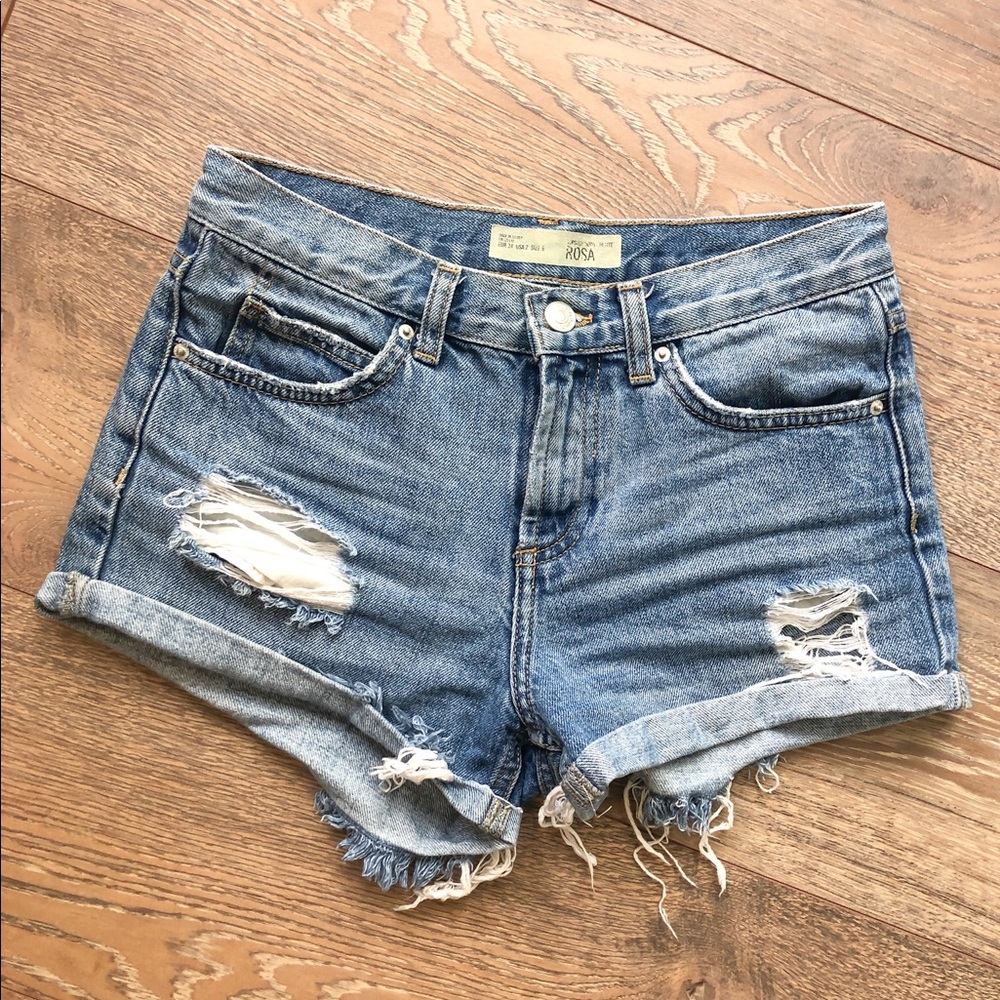 Top Shop Jean Shorts